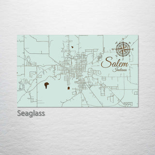 Salem, Indiana Street Map