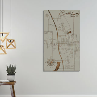 Scottsburg, Indiana Street Map