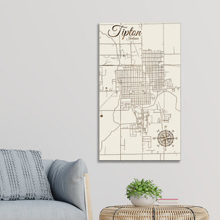Tipton, Indiana Street Map