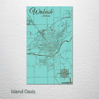 Wabash, Indiana Street Map