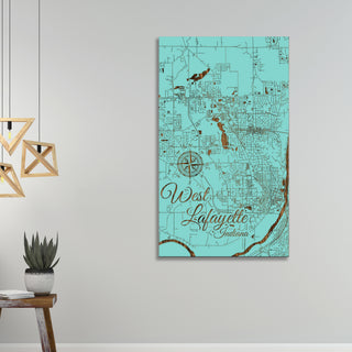 West Lafayette, Indiana Street Map