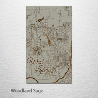 West Lafayette, Indiana Street Map