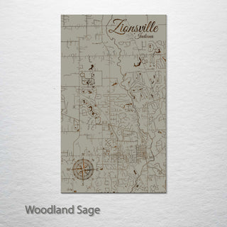 Zionsville, Indiana Street Map