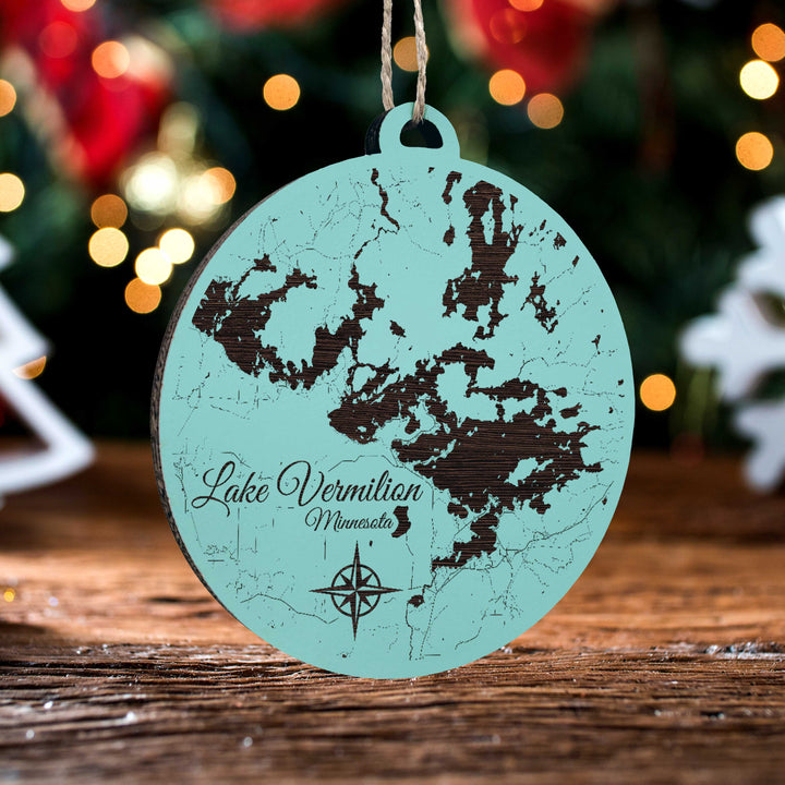 FP0932 -Lake Vermilion, MN Engraved Ornament (Standard)
