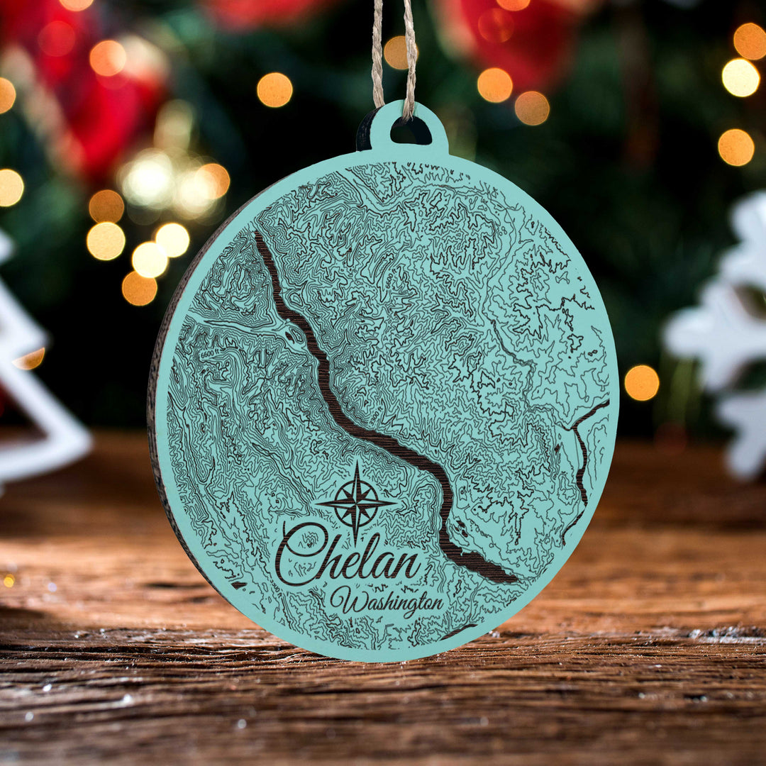 FP0884 - Chelan, WA Engraved Ornament (Standard)