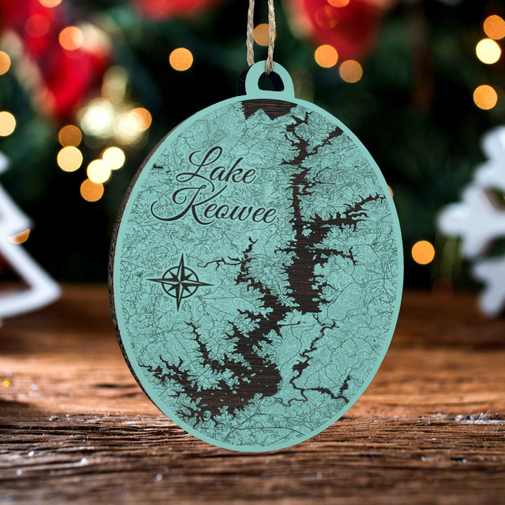 FP1023 - Lake Keowee, SC Engraved Ornament (Standard)