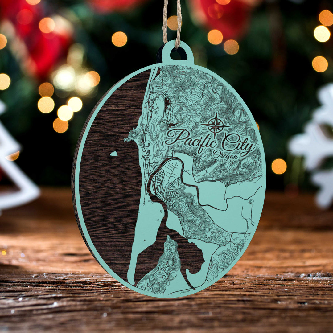 FP0879 - Pacific City, OR Engraved Ornament (Standard)
