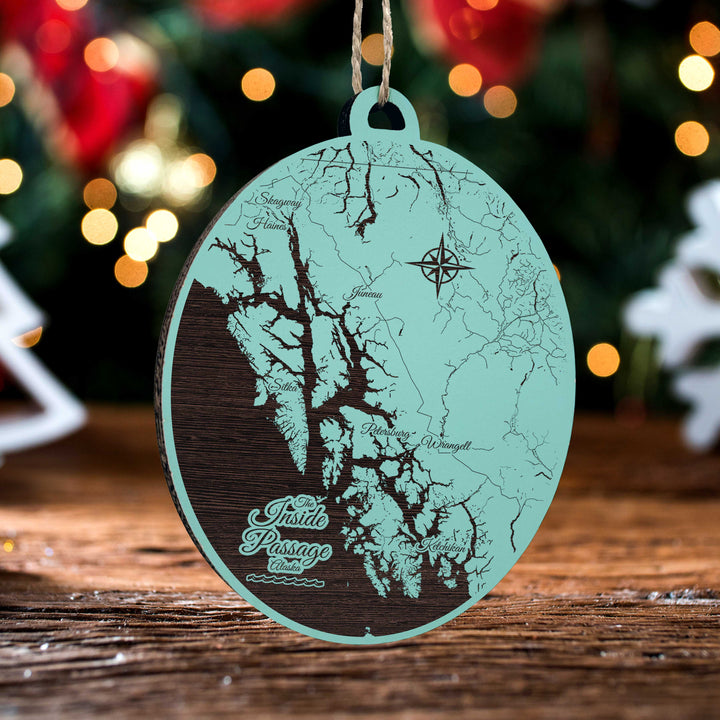 FP0706 - Inside Passage, AK Engraved Ornament (Bronze)