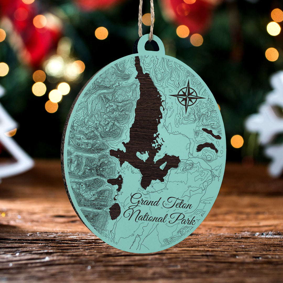 FP0614 - Grand Teton Nat'l Park Engraved Ornament (Bronze)