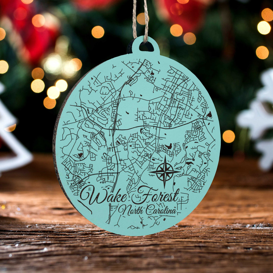 FP0849 - Wake Forest, NC Engraved Ornament (Standard)