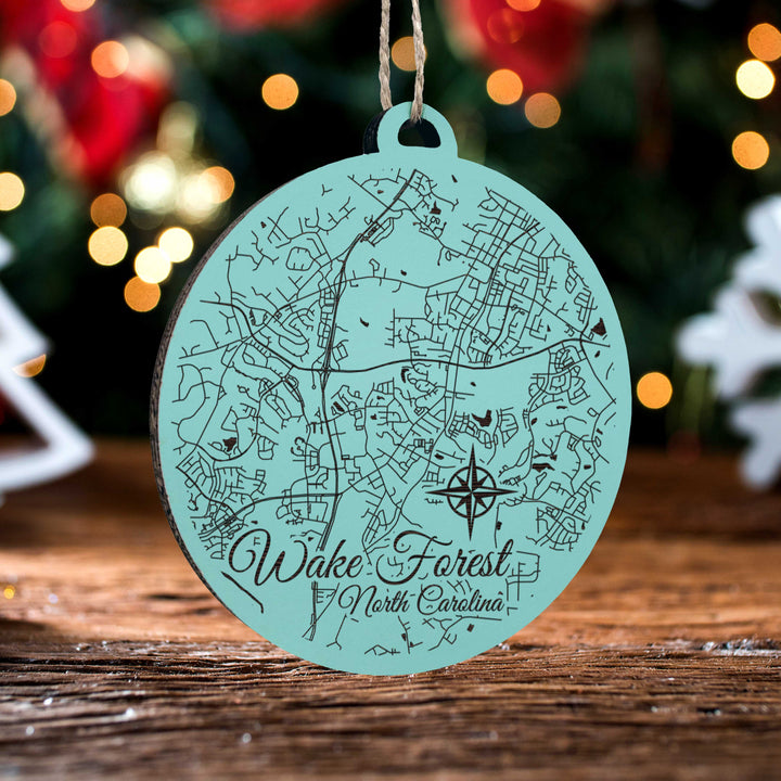 FP0849 - Wake Forest, NC Engraved Ornament (Standard)