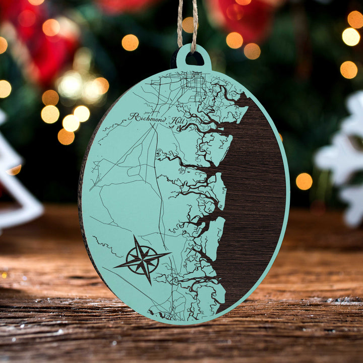 FP0488 - Richmond Hill, GA Engraved Ornament (Bronze)