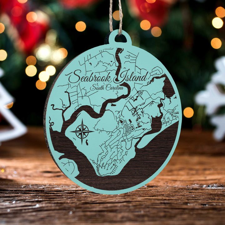 FP0736 - Seabrook Island, SC Engraved Ornament (Bronze)