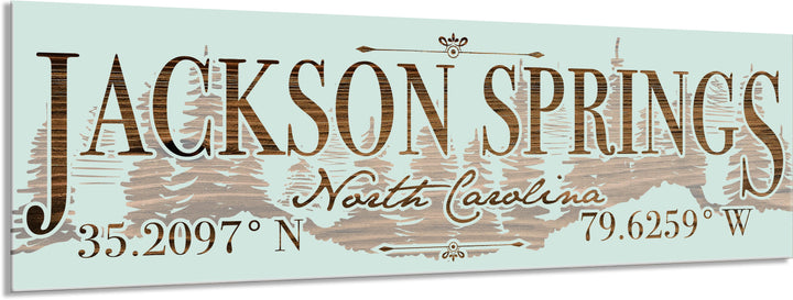 FP1449 - Jackson Springs, NC Engraved Stick (Standard)
