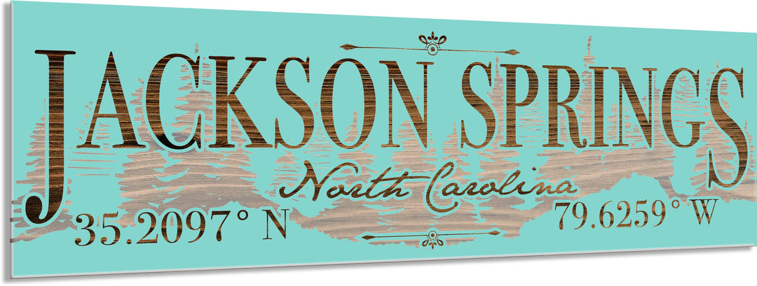 FP1449 - Jackson Springs, NC Engraved Stick (Standard)