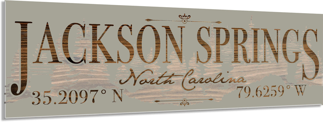 FP1449 - Jackson Springs, NC Engraved Stick (Standard)