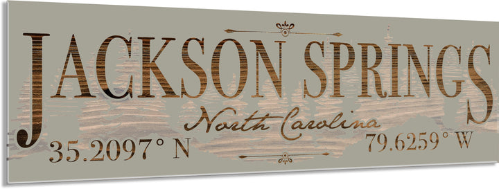 FP1449 - Jackson Springs, NC Engraved Stick (Standard)