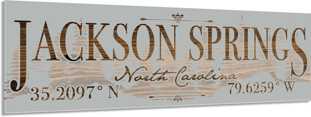 FP1449 - Jackson Springs, NC Engraved Stick (Standard)