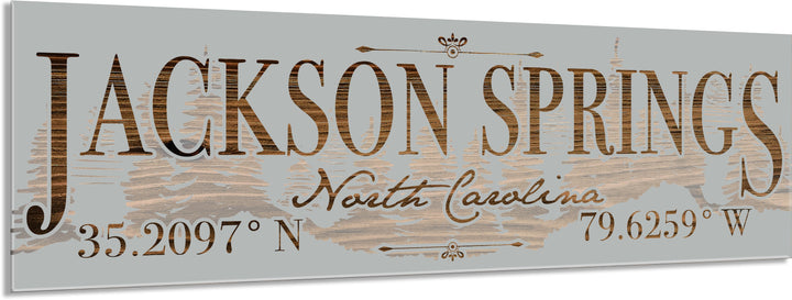 FP1449 - Jackson Springs, NC Engraved Stick (Standard)