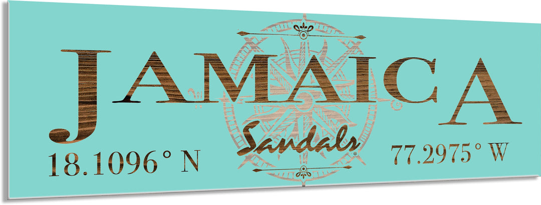 FP0699 - Jamaica Sandals Engraved Stick (Bronze)