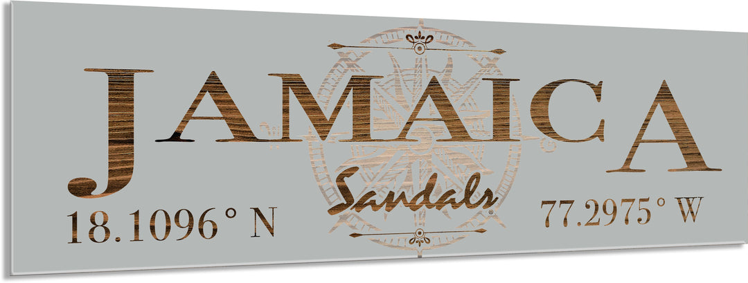 FP0699 - Jamaica Sandals Engraved Stick (Bronze)