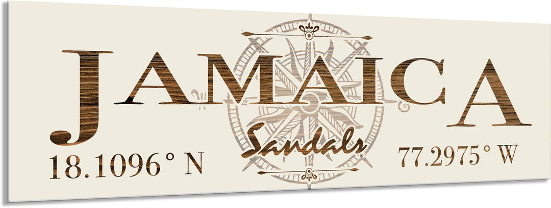 FP0699 - Jamaica Sandals Engraved Stick (Bronze)