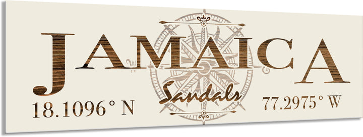 FP0699 - Jamaica Sandals Engraved Stick (Bronze)