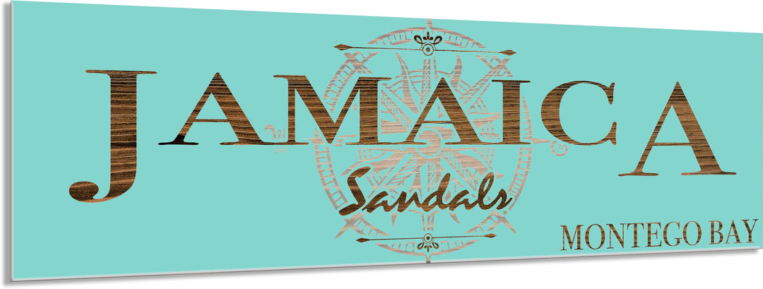 FP0699 - Jamaica Montego Bay, Engraved Stick (Bronze)