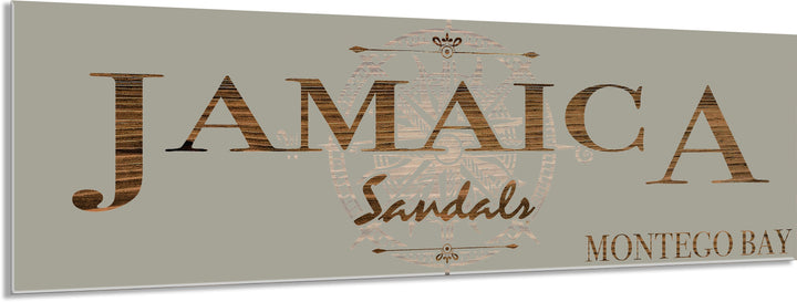 FP0699 - Jamaica Montego Bay, Engraved Stick (Bronze)