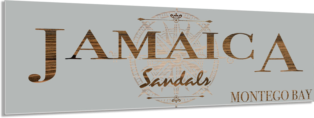 FP0699 - Jamaica Montego Bay, Engraved Stick (Bronze)