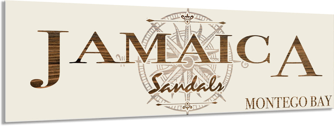 FP0699 - Jamaica Montego Bay, Engraved Stick (Bronze)