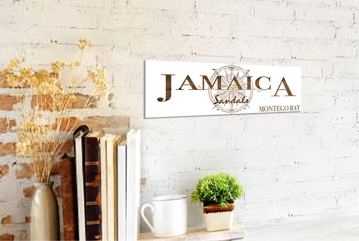 FP0699 - Jamaica Montego Bay, Engraved Stick (Bronze)