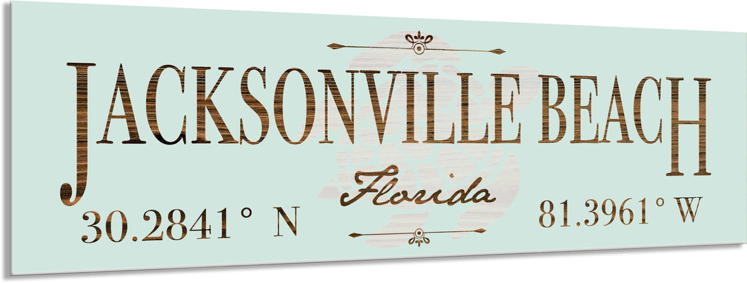 FP1717 - Jacksonville Beach, FL Engraved Stick (Silver)