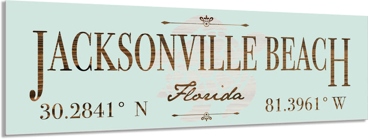 FP1717 - Jacksonville Beach, FL Engraved Stick (Silver)