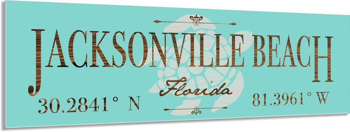 FP1717 - Jacksonville Beach, FL Engraved Stick (Silver)