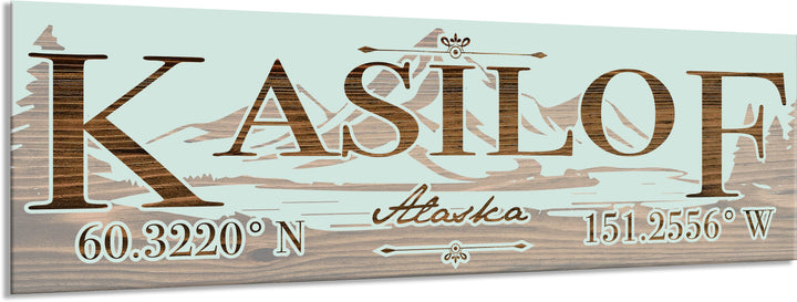 FP0022 - Kasilof, AK Engraved Stick (Bronze)