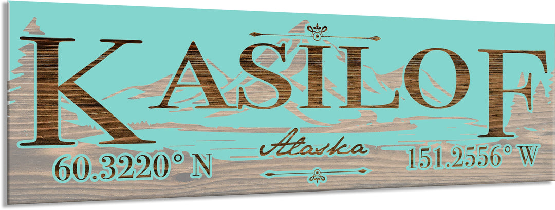 FP0022 - Kasilof, AK Engraved Stick (Bronze)