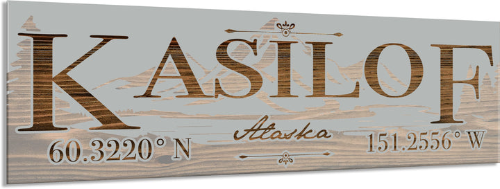 FP0022 - Kasilof, AK Engraved Stick (Bronze)