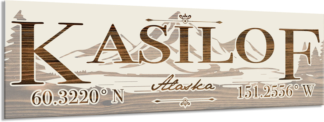 FP0022 - Kasilof, AK Engraved Stick (Bronze)