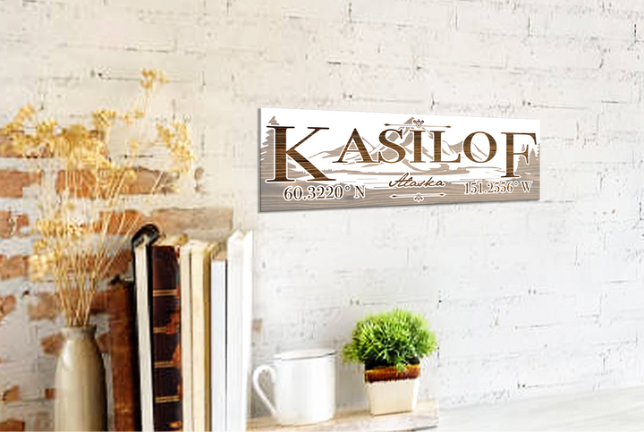 FP0022 - Kasilof, AK Engraved Stick (Bronze)