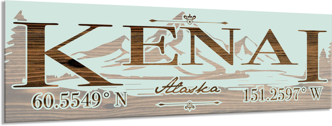 FP0022 - Kenai, AK Engraved Stick (Bronze)