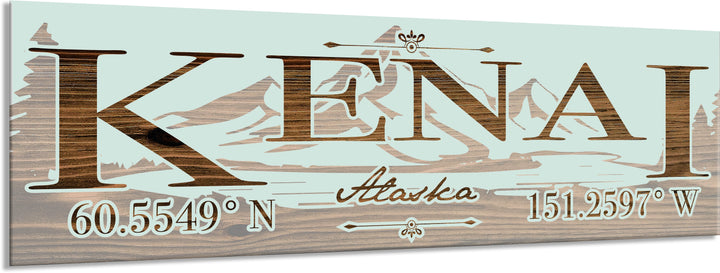 FP0022 - Kenai, AK Engraved Stick (Bronze)