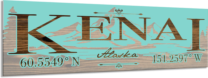 FP0022 - Kenai, AK Engraved Stick (Bronze)