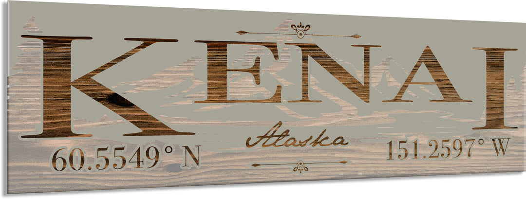 FP0022 - Kenai, AK Engraved Stick (Bronze)