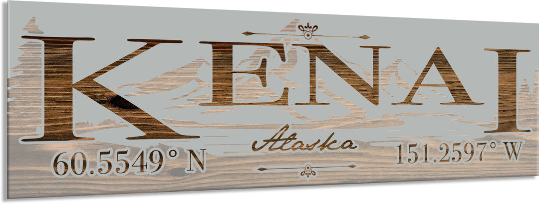FP0022 - Kenai, AK Engraved Stick (Bronze)