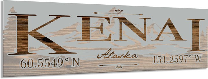 FP0022 - Kenai, AK Engraved Stick (Bronze)