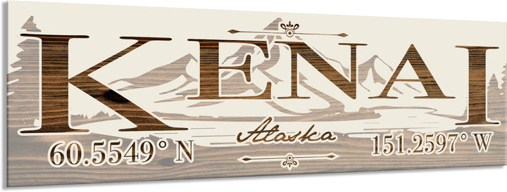 FP0022 - Kenai, AK Engraved Stick (Bronze)