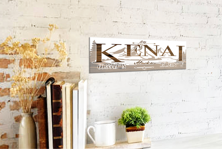 FP0022 - Kenai, AK Engraved Stick (Bronze)