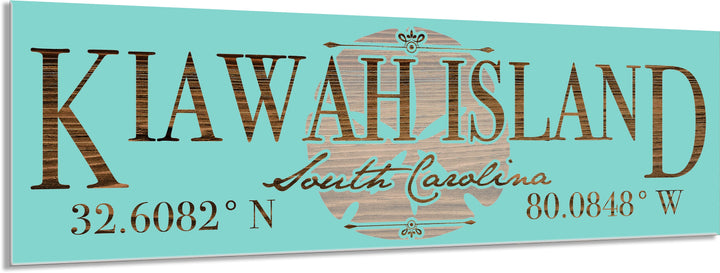 FP0736 - Kiawah Island, SC Sand Dollar Engraved Stick (Bronze)