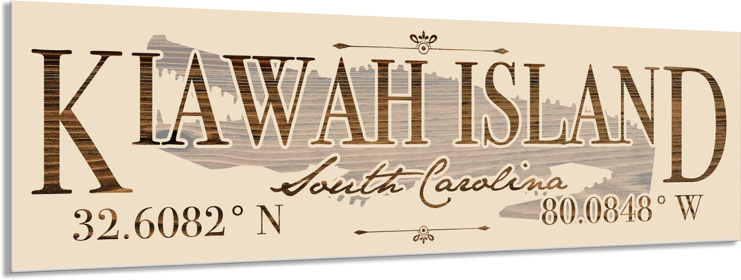 FP0736 - Kiawah Island, SC Gator Engraved Stick (Bronze)